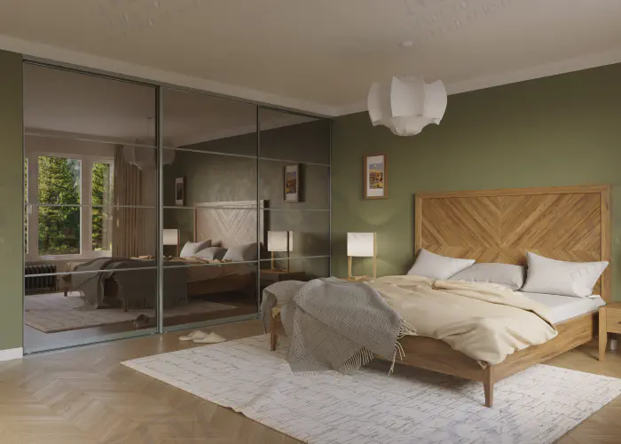 Sliding wardrobe doors, style 1