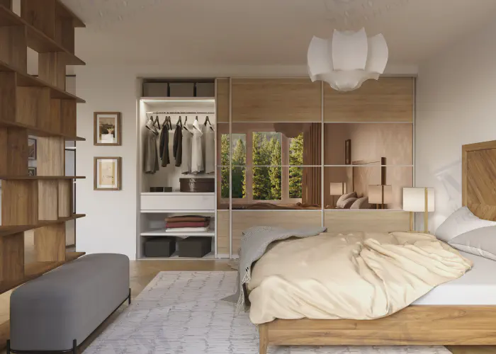 Sliding wardrobe doors, style 3