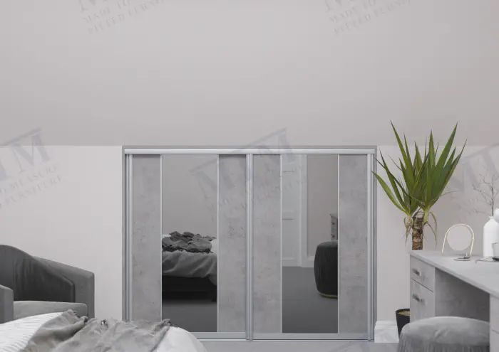 Sliding wardrobe doors — Loft Space (Low Level)