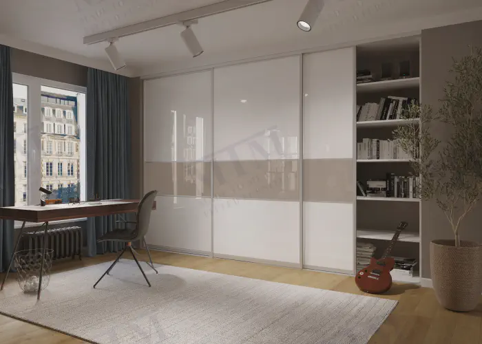 Sliding wardrobe doors, style 7