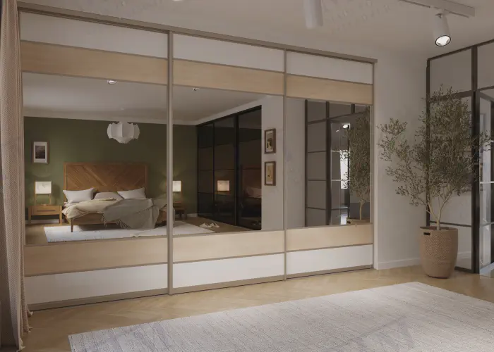 Sliding wardrobe doors, style 13