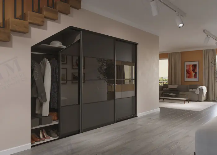 Sliding wardrobe doors, style 17