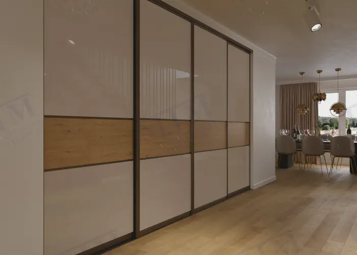 Sliding wardrobe doors, style 21