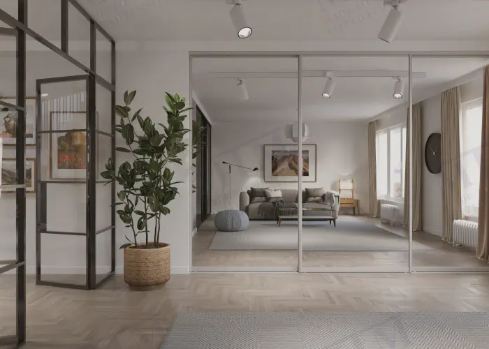 Sliding wardrobe doors, style 25