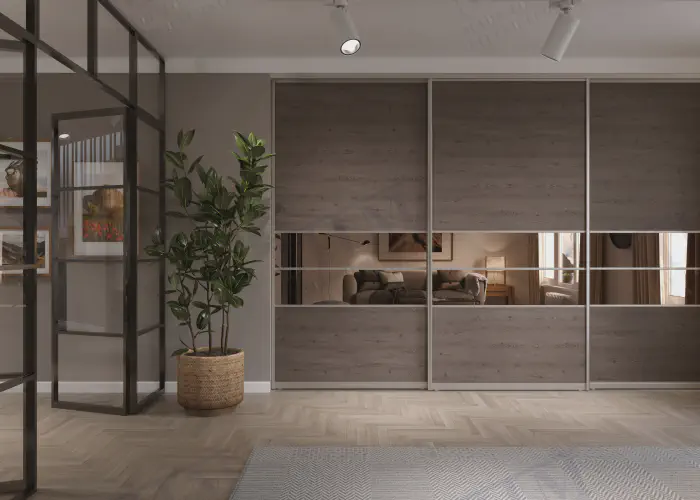 Sliding wardrobe doors, style 26