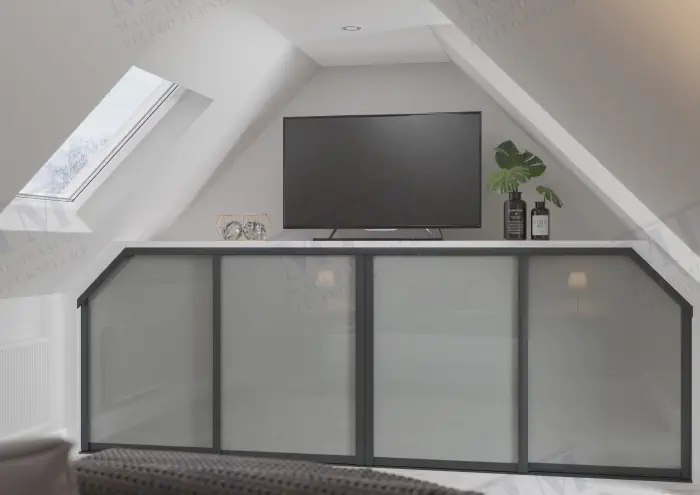 Sliding wardrobe doors — Loft Space (Angled)